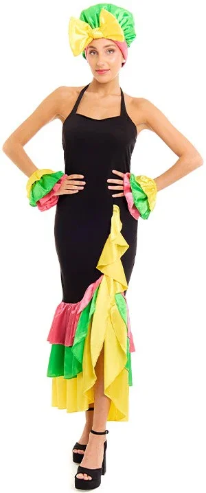 Costume da Rumbera Nero per Donna - immagine 2