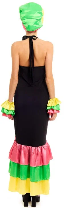 Costume da Rumbera Nero per Donna - immagine 3