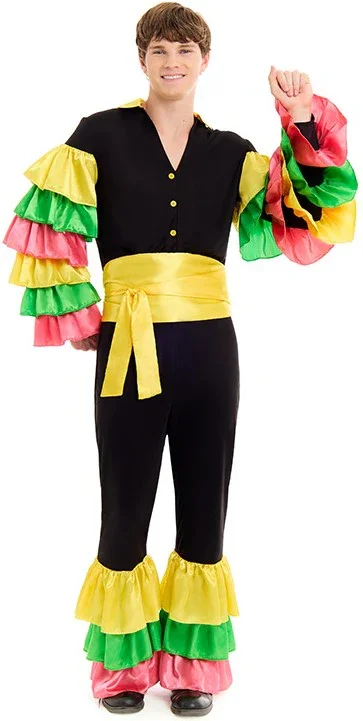 Costume da Rumbero Nero per Uomo
