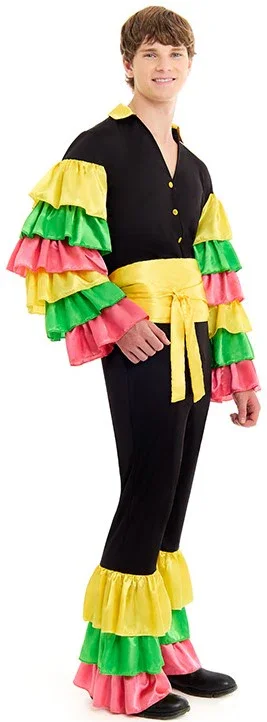 Costume da Rumbero Nero per Uomo - immagine 4
