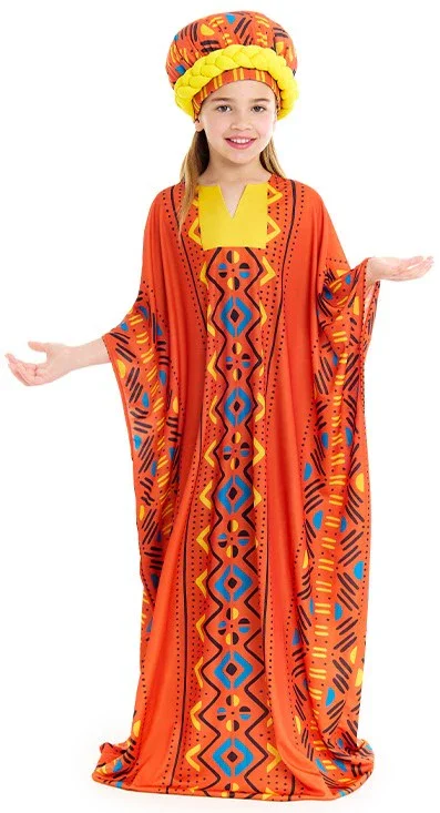 Costume di Africana Tradizionale per Bambina