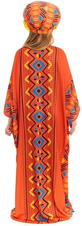Costume di Africana Tradizionale per Bambina - immagine 3