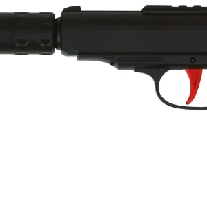 Pistola Nera con Silenziatore