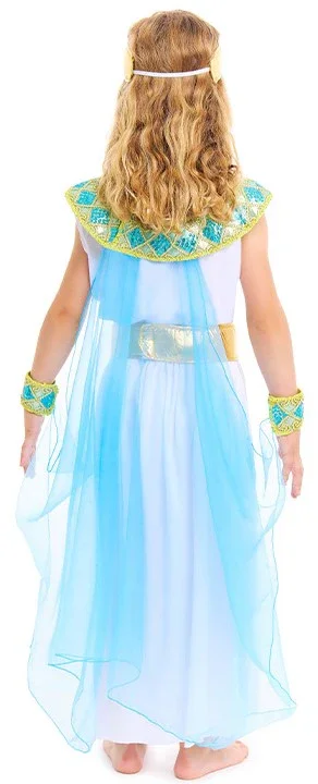 Costume da Faraona Cleopatra per Bambina - immagine 3