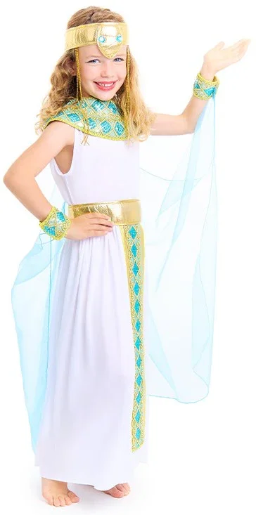 Costume da Faraona Cleopatra per Bambina - immagine 4