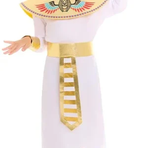 Costume di Faraone Egiziano Bianco per Bambino