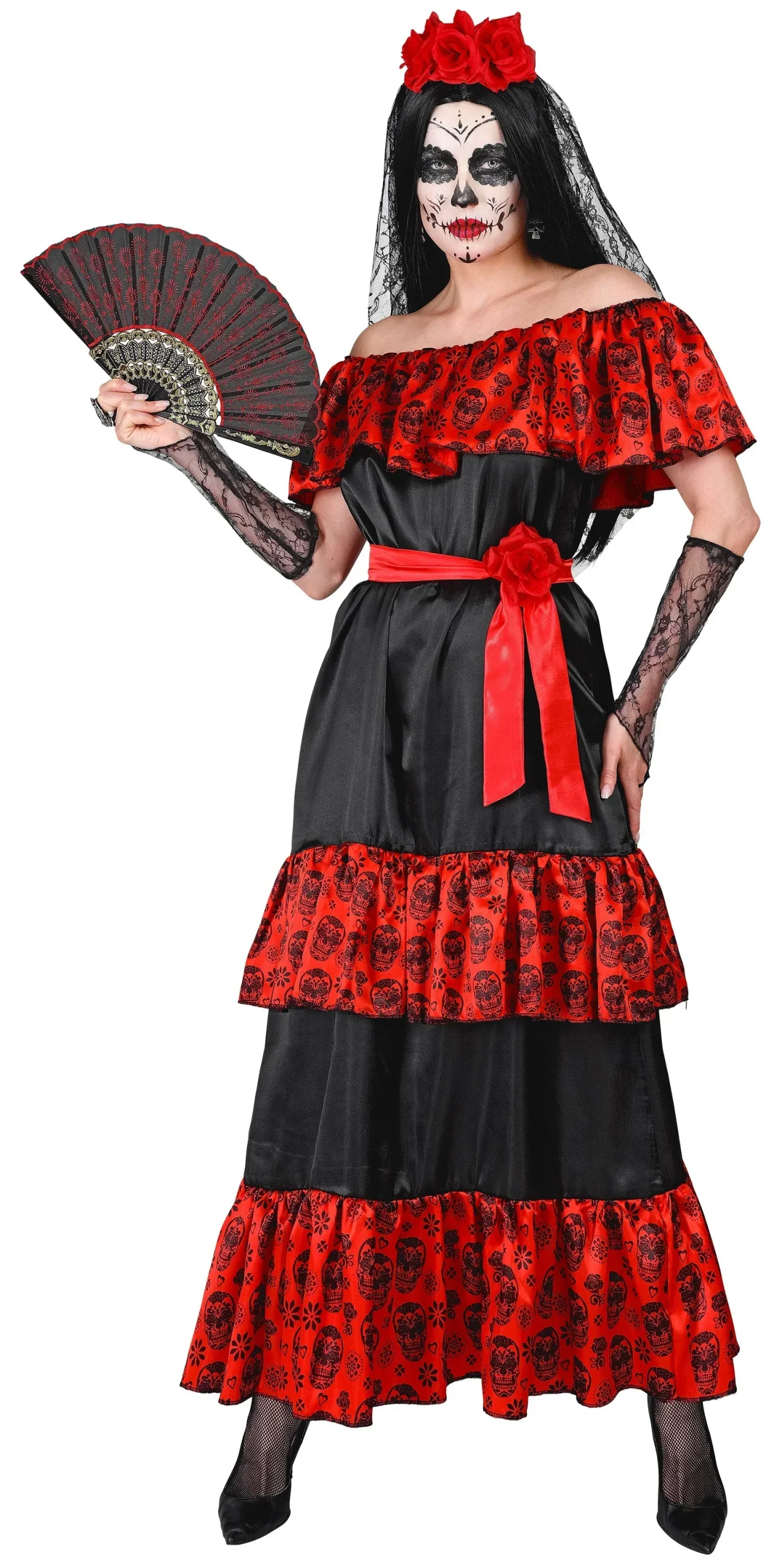 Costume di Catrina Messicana Elegante per Donna