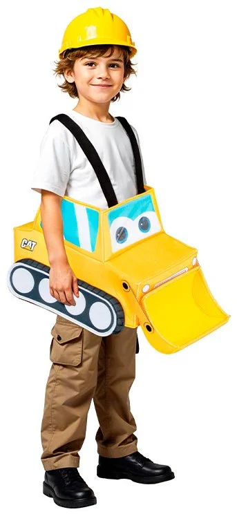 Costume da Escavatore Bulldozer Bambino - immagine 2