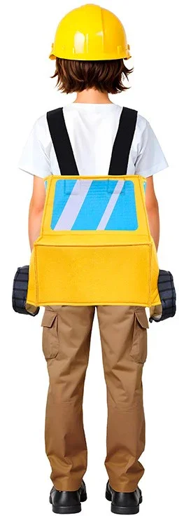 Costume da Escavatore Bulldozer Bambino - immagine 3