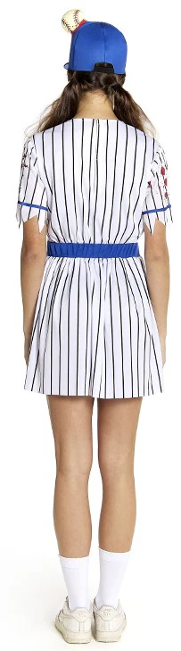 Costume da Giocatrice di Baseball Zombie per Donna - immagine 3