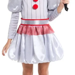Costume da Pagliaccia Penny Macabra per Bambina