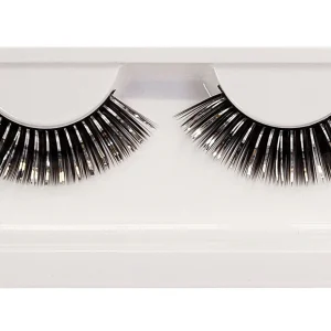 Ciglia Lunghe Nere e Argento