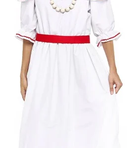 Costume da Cubana Tradizionale Bianco per Donna