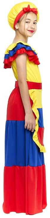 Costume da Palenquera Colombiana per Bambina - immagine 4