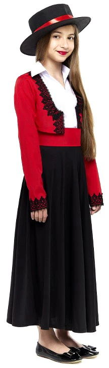 Costume da Cordobesa con Gonna Lunga per Bambina - immagine 4