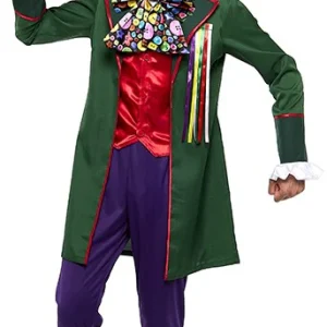 Costume da Cappellaio Matto Verde per Uomo