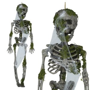 Scheletro Appendibile con Muschio e Ragnatele