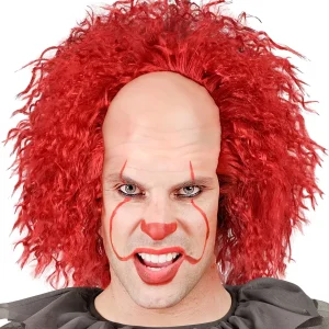 Parrucca rossa con calva di Penny il Clown Assassino