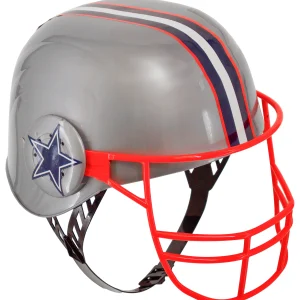 Casco di Football Americano con Stella Blu Bambino