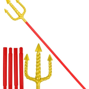 Tridente di Demone Giallo e Rosso Smontabile