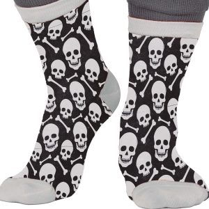 Calzini di Halloween Infantili con Teschi
