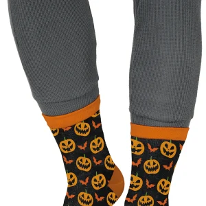 Calzini di Halloween con Zucche per Adulto