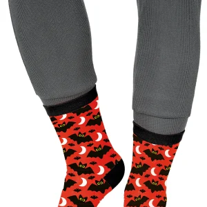 Calzini di Halloween con Pipistrelli per Adulto