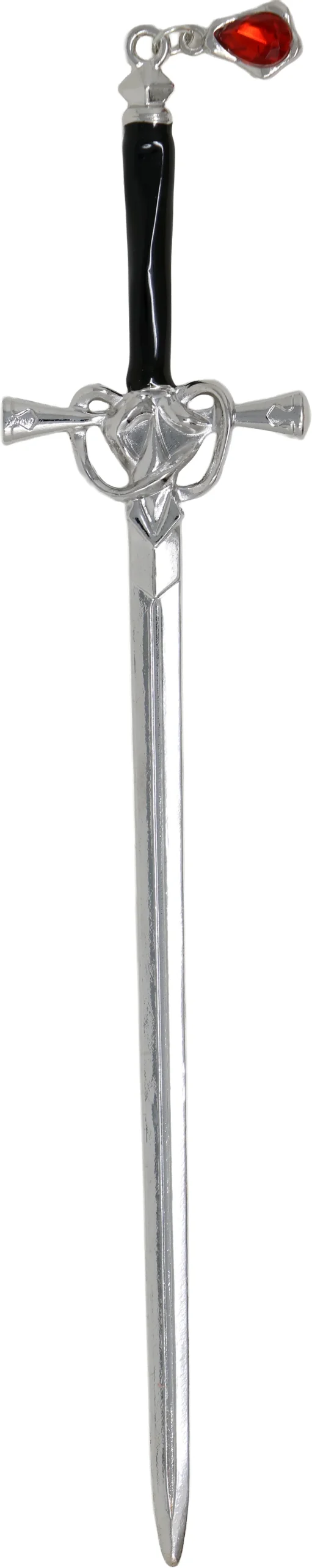 Spilla metallica di spada gotica per capelli - immagine 2