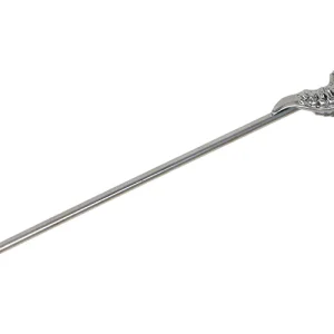 Spilla metallica della falce satanica per capelli