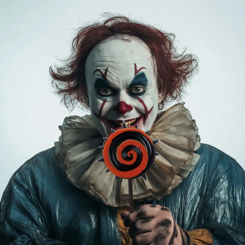 Piruleta Siniestra Rossa e Nera con Punte - immagine 3