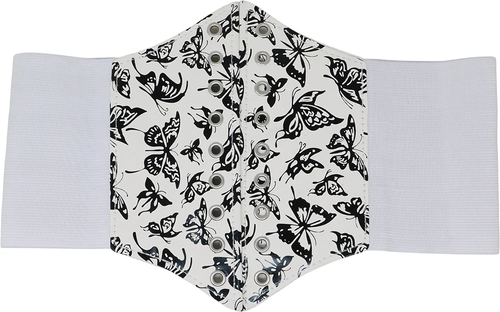 Corsetto Bianco Elastico con Velcro per Donna - immagine 3