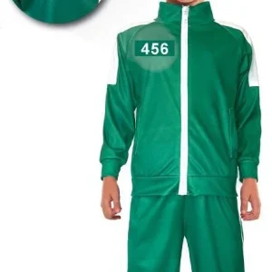 Costume Tuta Verde de El Juego del Calamar Infantil