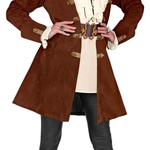 Giacca Pirata Marrone per Donna