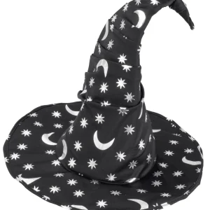 Cappello da Strega o Mago Bambino con Lune e Stelle