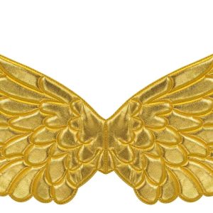 Ali d'Angelo Dorate in Tessuto Imbottito