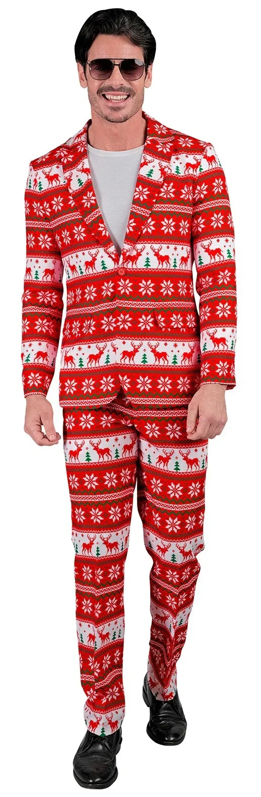 Costume con stampa natalizia per uomo - immagine 2