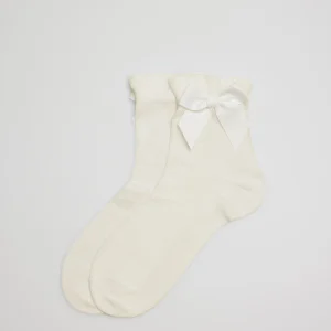 Calzini da cerimonia per bambina alacciatura