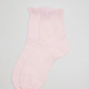 Calzini da cerimonia per bambina rosa