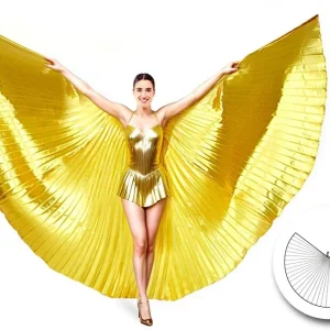 Mantello con Ali Dorate per Adulto