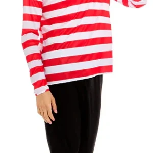 Maglietta Wally a Righe Rosse e Bianche per Adulto