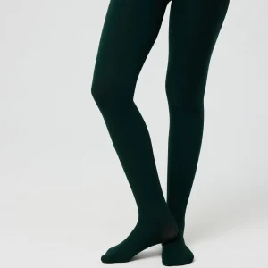 Collant per bambini 70 denari verde bottiglia