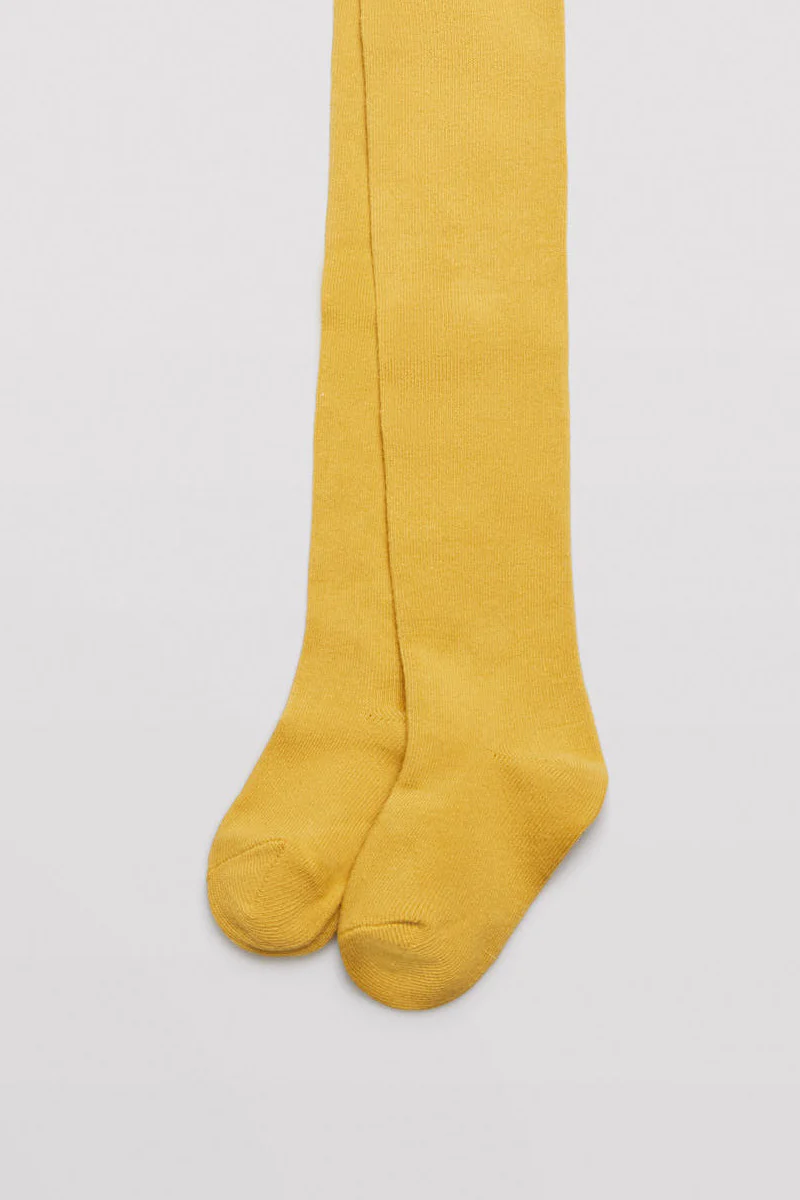 Collant classico bambino senape