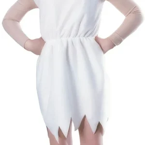 Costume di Vilma Picapiedra con Parrucca per Bambina