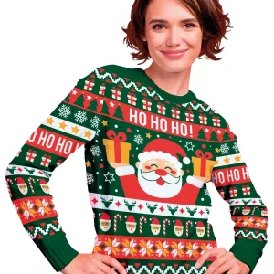 Maglione Natalizio di Babbo Natale per Donna