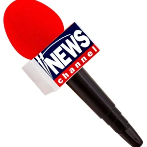 Microfono da Reporter Notizie Televisive