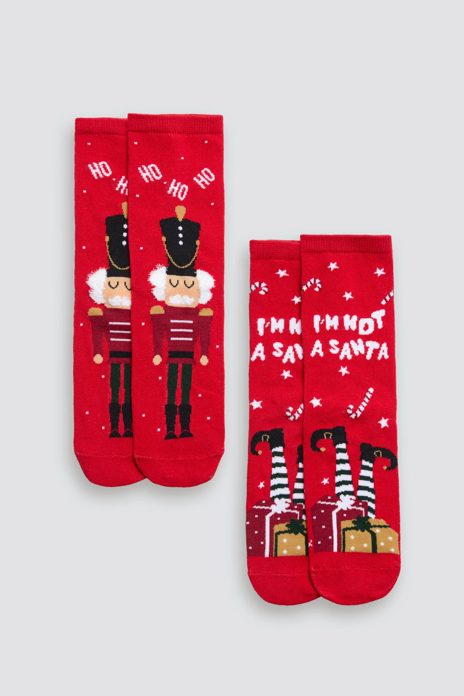 Confezione da 2 calzini natalizi per bambini - immagine 2