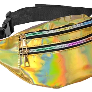 Marsupio Olografico Anni 80 Dorata