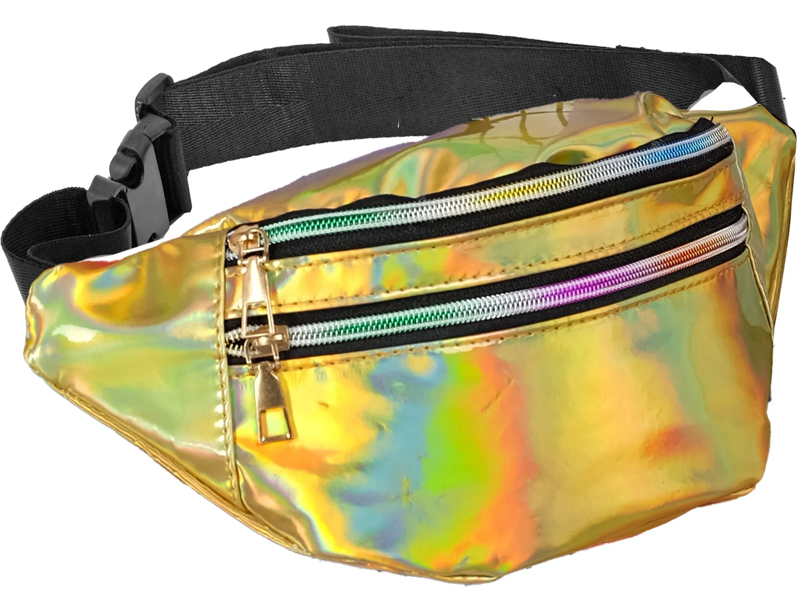 Marsupio Olografico Anni 80 Dorata