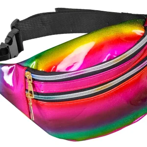 Marsupio Olografico Anni 80 Arcobaleno