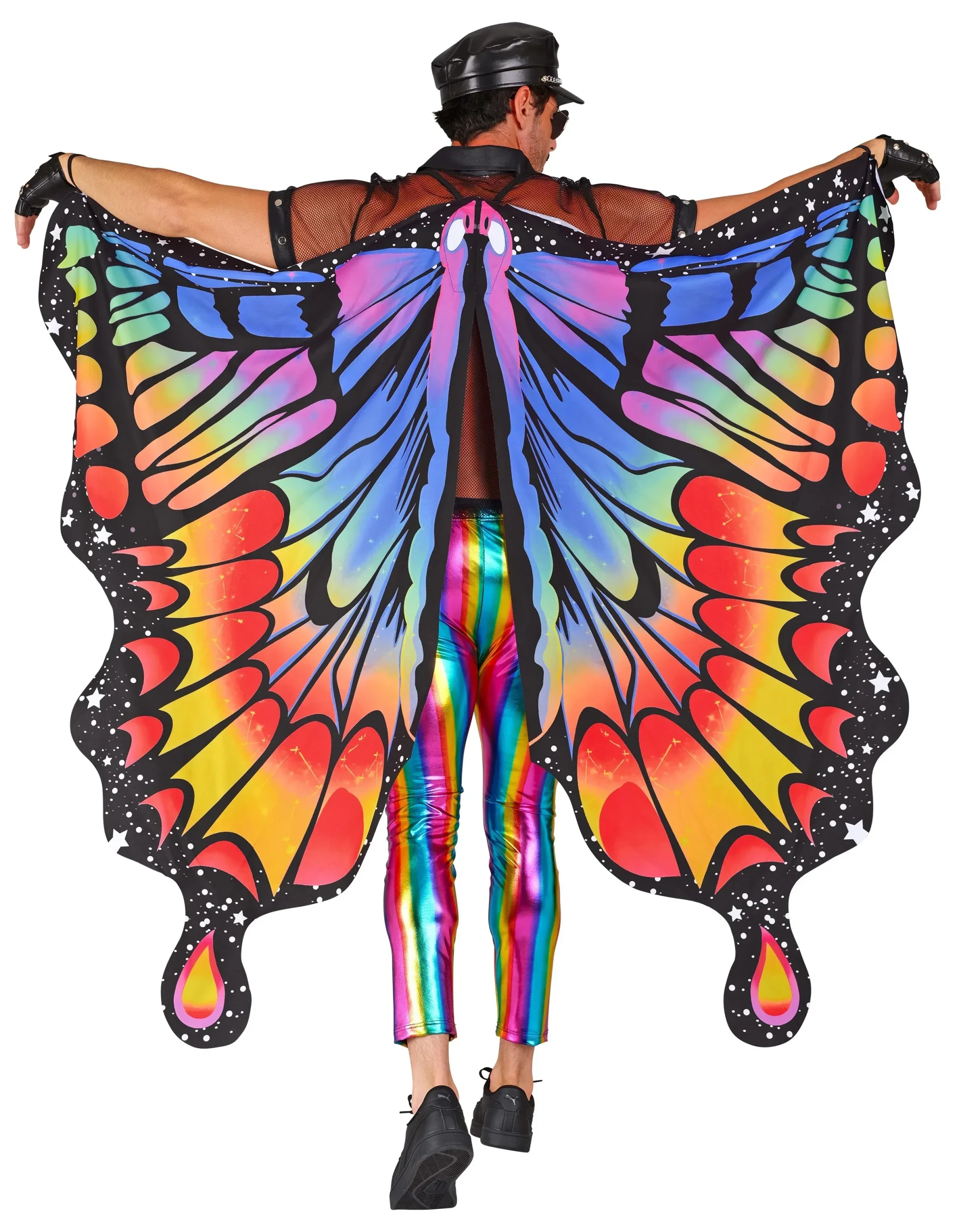 Ali di Farfalla Arcobaleno per Adulto - immagine 3